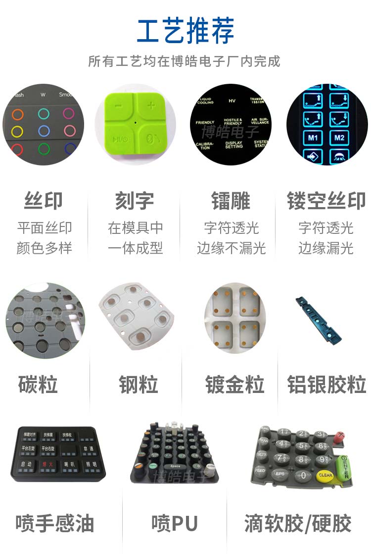 控制器硅膠按鍵