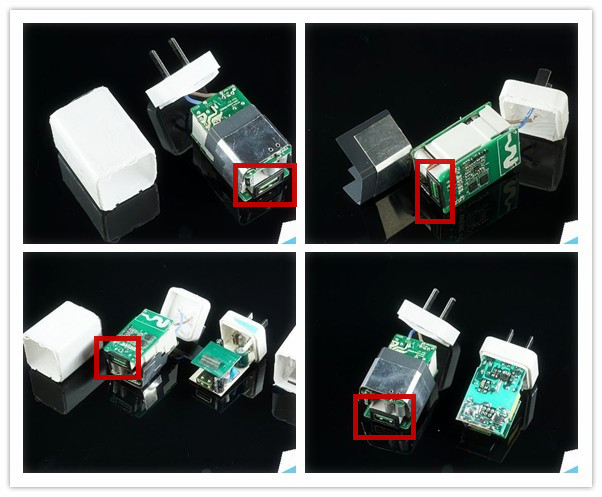 OPPO手機充電器上的USB硅膠套