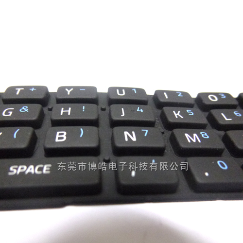 防水電子詞典硅膠鍵盤按鍵——絲印工藝